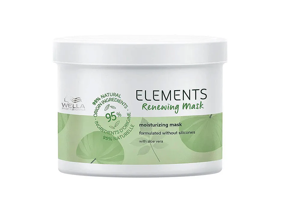 Element mask. Wella elements Renewing Mask обновляющая маска 150 мл. Wella маска увлажняющая. Wella маска обновляющая 500мл. Elements Renewing Wella.